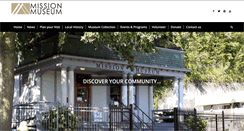 Desktop Screenshot of missionmuseum.com