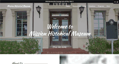 Desktop Screenshot of missionmuseum.org